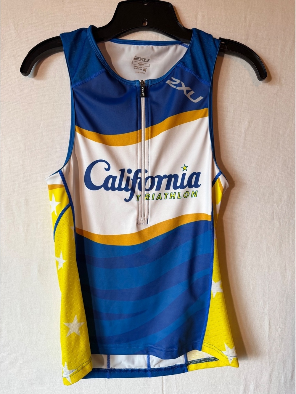 2XU California Triathlon Sleeveless Triathlon Top Medium